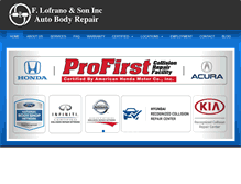 Tablet Screenshot of lofrano.com